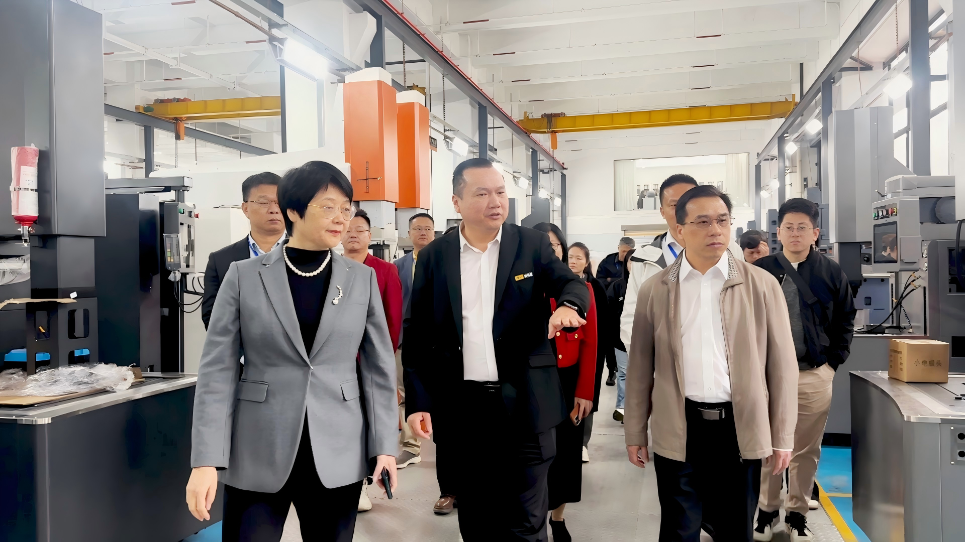 普寧市副市長王粉娟一行蒞臨廣東臺正集團參觀調研